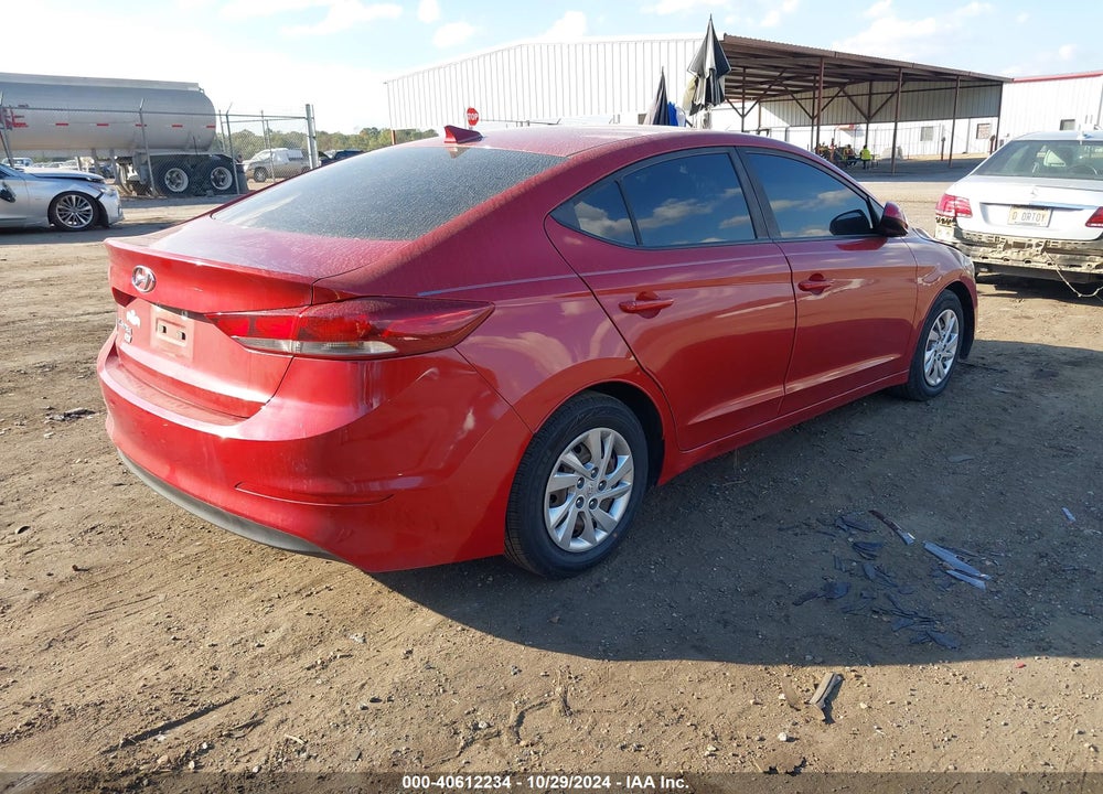2017 HYUNDAI ELANTRA SE VIN: KMHD74LF7HU189623
