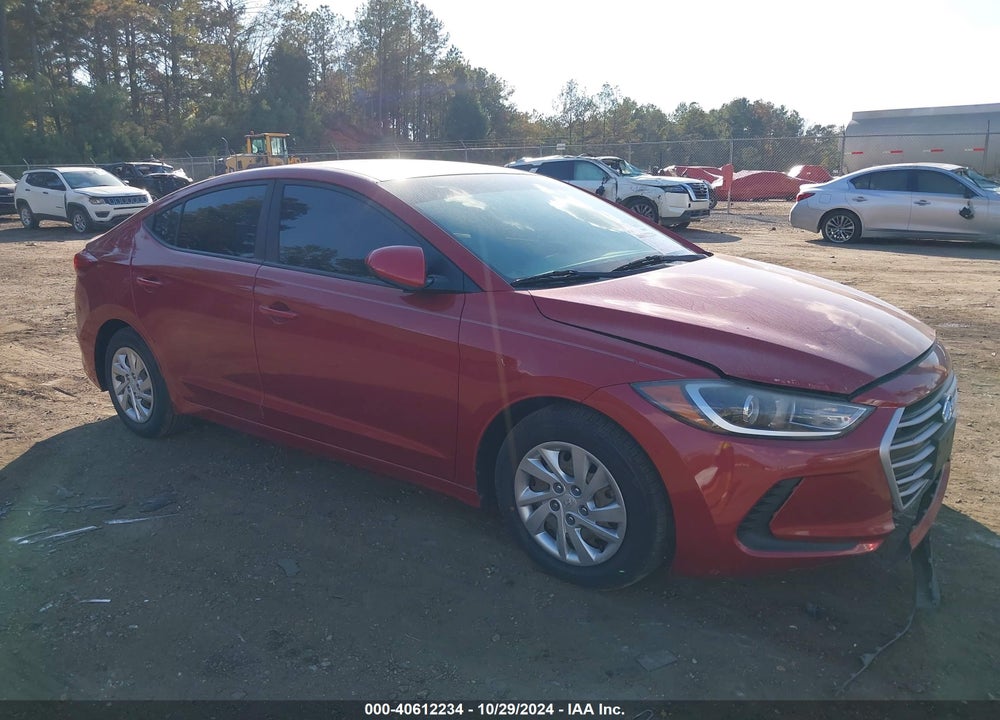 2017 HYUNDAI ELANTRA SE VIN: KMHD74LF7HU189623