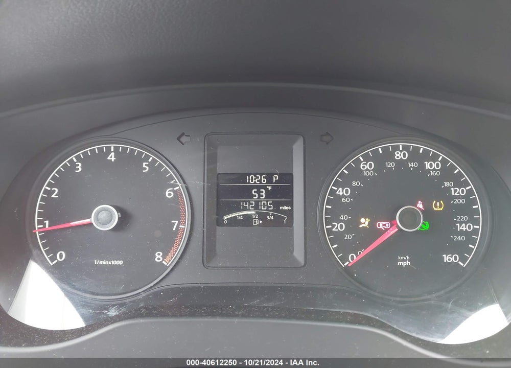 2012 VOLKSWAGEN JETTA 2.0L S VIN: 3VW2K7AJ6CM397876