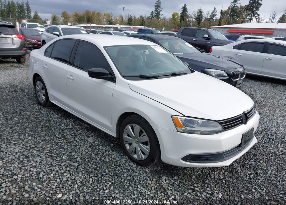 2012 VOLKSWAGEN JETTA 2.0L S VIN: 3VW2K7AJ6CM397876