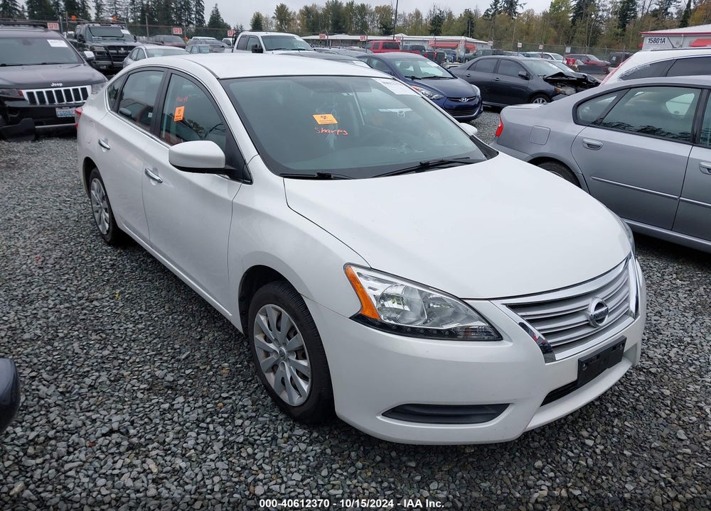 2013 NISSAN SENTRA S VIN: 3N1AB7AP1DL758413