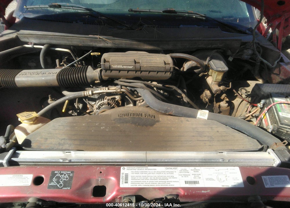 1997 DODGE RAM 1500 ST VIN: 1B7HF13Z6VJ605093