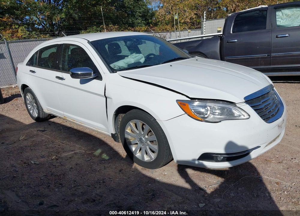 2013 CHRYSLER 200 LIMITED VIN: 1C3CCBCG6DN574222