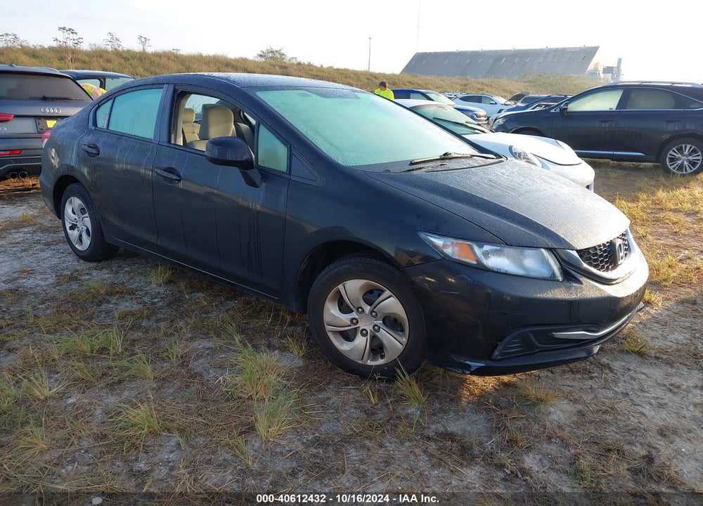 2013 HONDA CIVIC LX VIN: 19XFB2F51DE090534