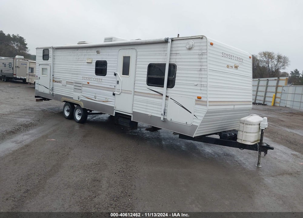 2008 SUNNYBROOK TRAVEL TRAILER VIN: 4UBAS0R2181D78673