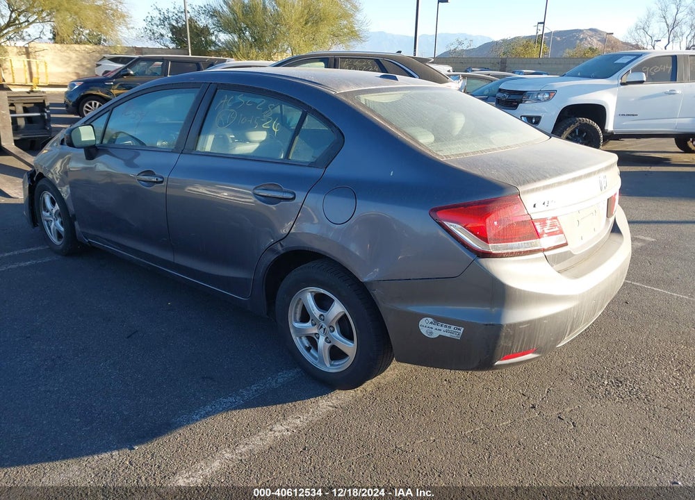 2014 HONDA CIVIC NATURAL GAS VIN: 19XFB5F57EE000709