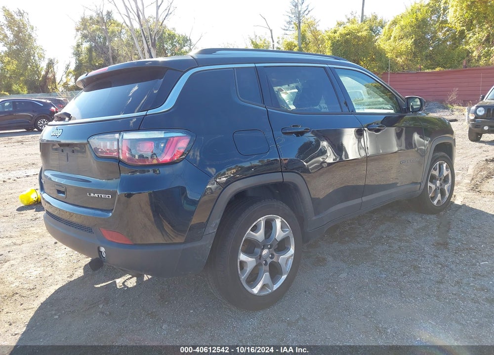 2019 JEEP COMPASS LIMITED 4X4 VIN: 3C4NJDCBXKT854782