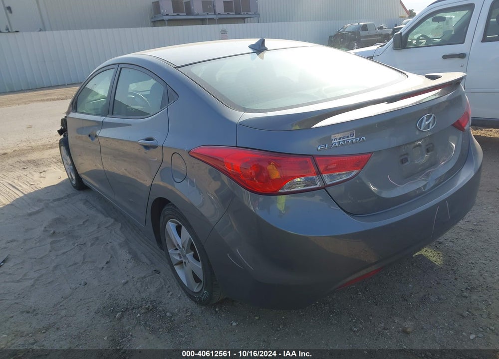 2013 HYUNDAI ELANTRA GLS VIN: 5NPDH4AE7DH378112