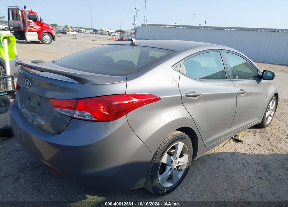 2013 HYUNDAI ELANTRA GLS VIN: 5NPDH4AE7DH378112