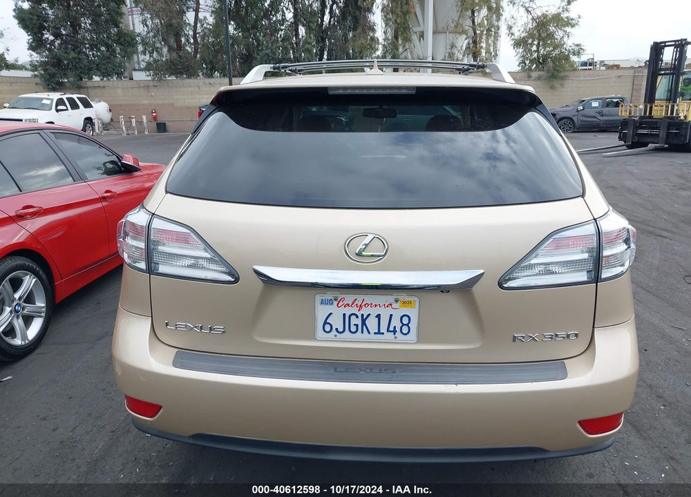 2010 LEXUS RX 350 VIN: JTJZK1BA5A2406145