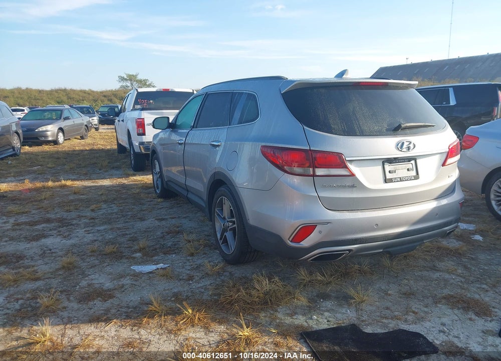 2017 HYUNDAI SANTA FE SE ULTIMATE VIN: KM8SR4HF0HU214632