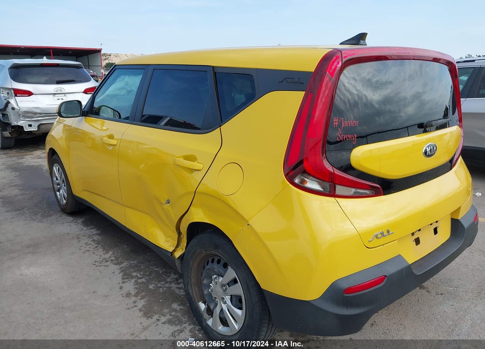 2020 KIA SOUL LX VIN: KNDJ23AU6L7110323