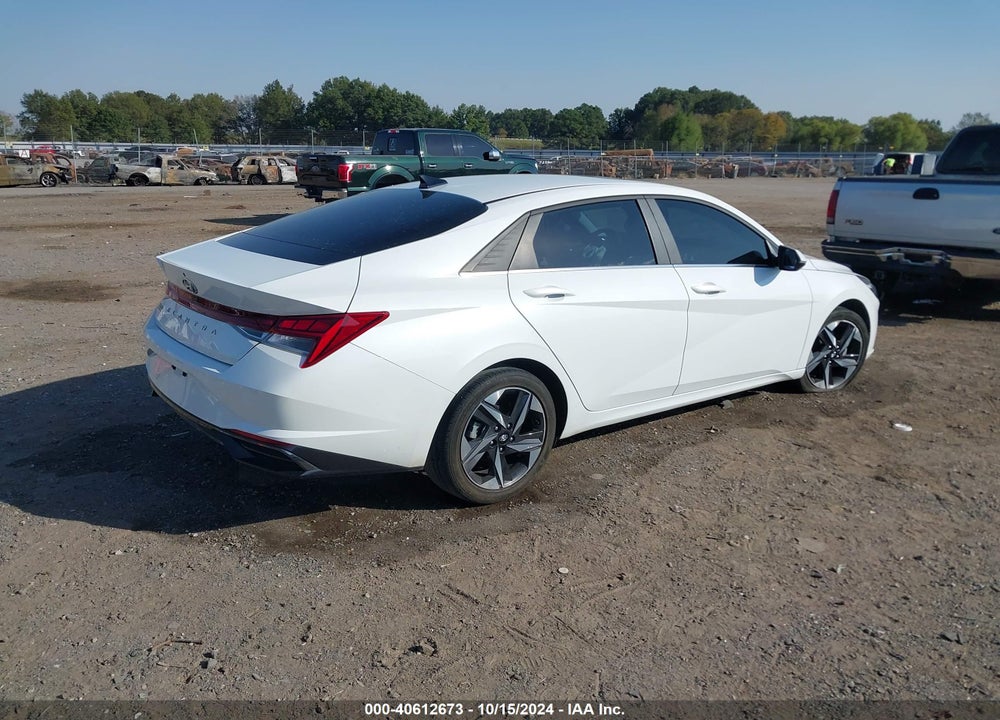 2021 HYUNDAI ELANTRA SEL VIN: 5NPLN4AG8MH018921