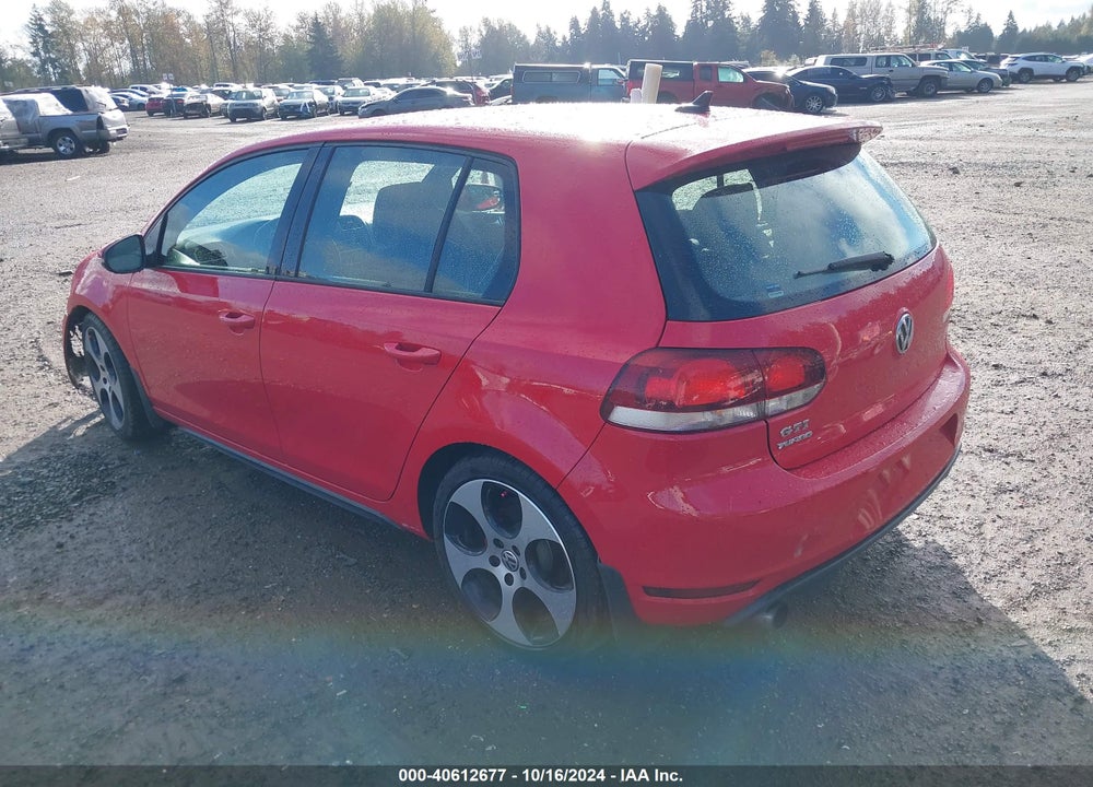 2013 VOLKSWAGEN GTI 4-DOOR VIN: WVWHD7AJ5DW063301
