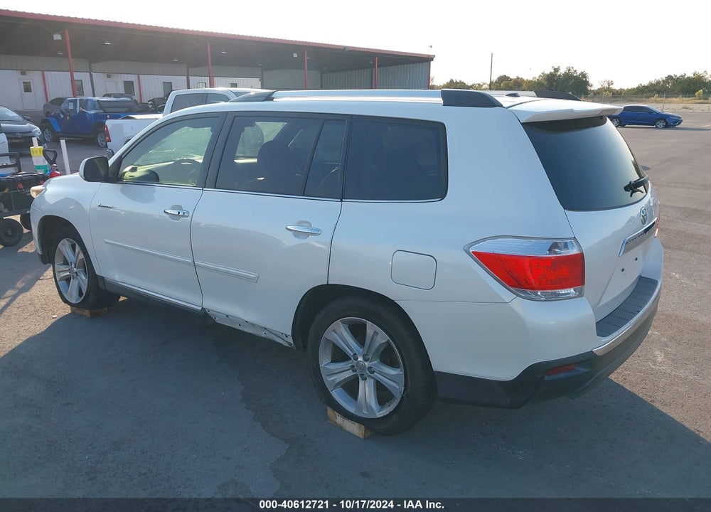 2013 TOYOTA HIGHLANDER LIMITED V6 VIN: 5TDYK3EH4DS104622