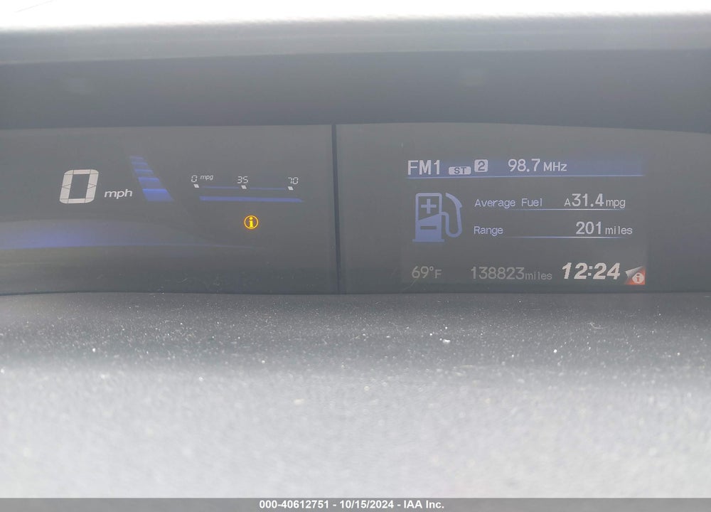 2013 HONDA CIVIC LX VIN: 2HGFG3B57DH525608