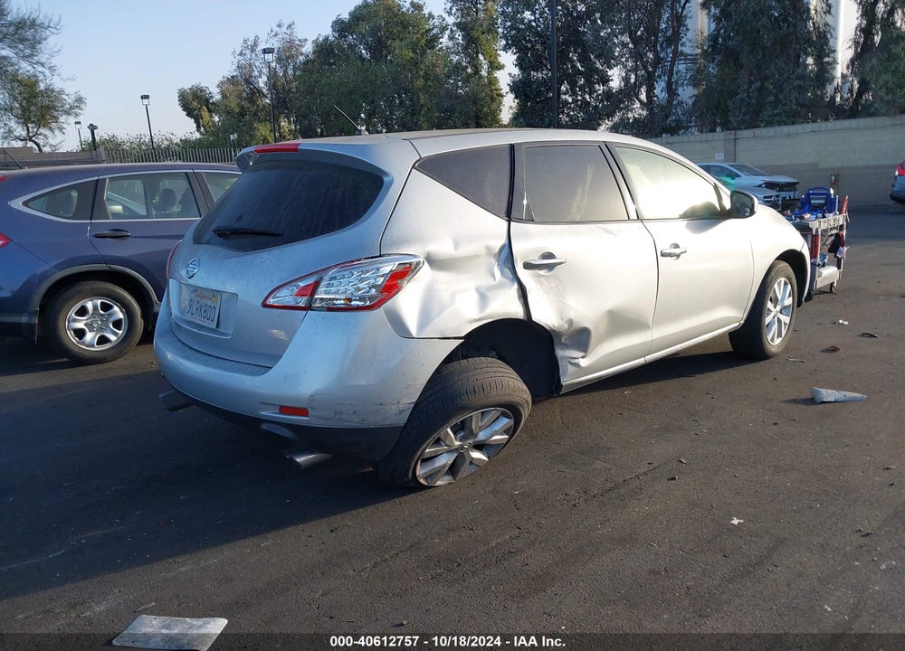 2014 NISSAN MURANO S VIN: JN8AZ1MU1EW404897