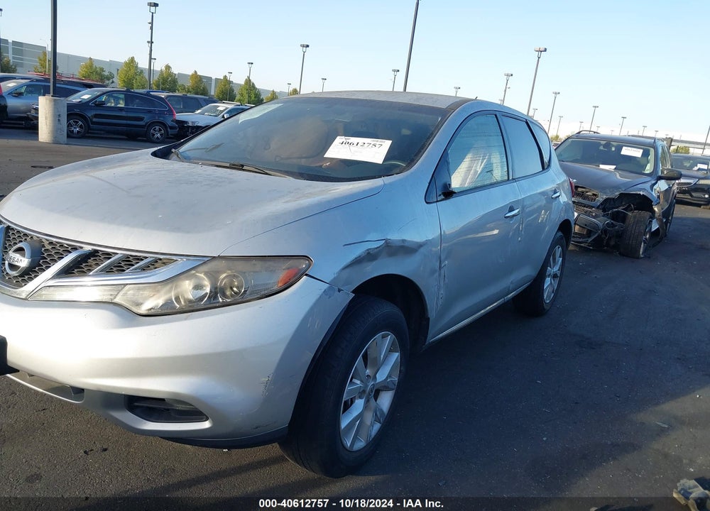 2014 NISSAN MURANO S VIN: JN8AZ1MU1EW404897