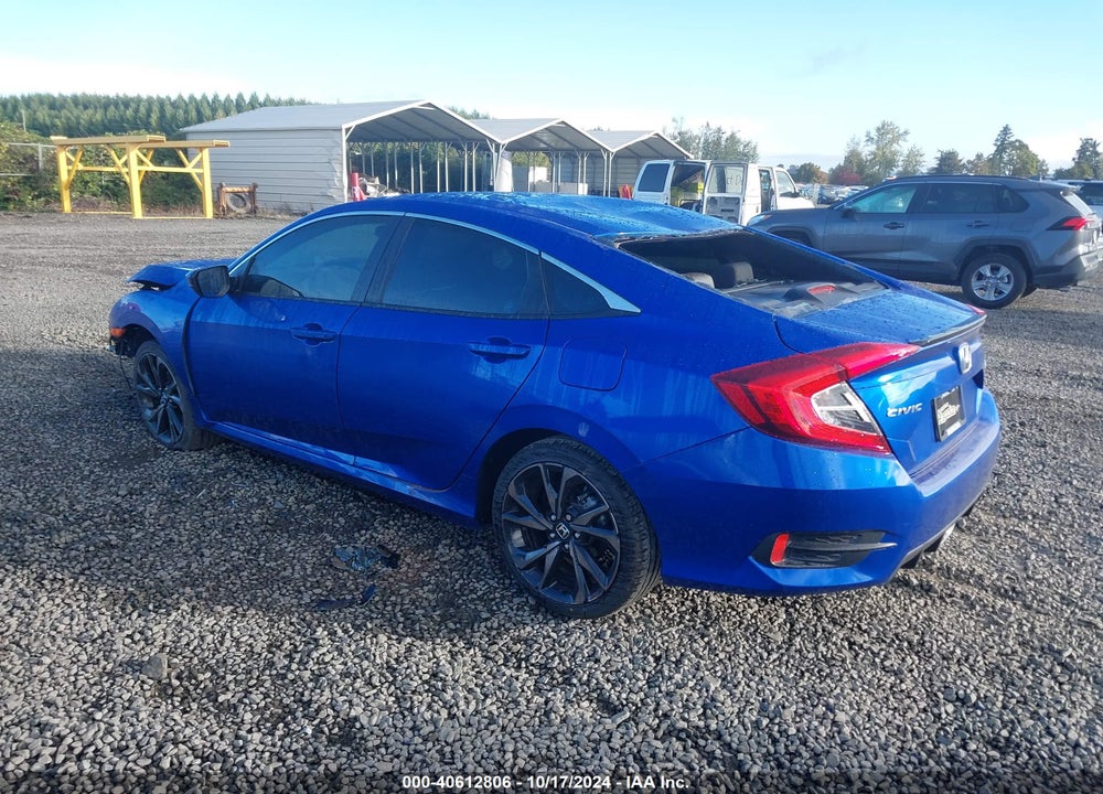 2019 HONDA CIVIC VIN: 19XFC2F89KE209984