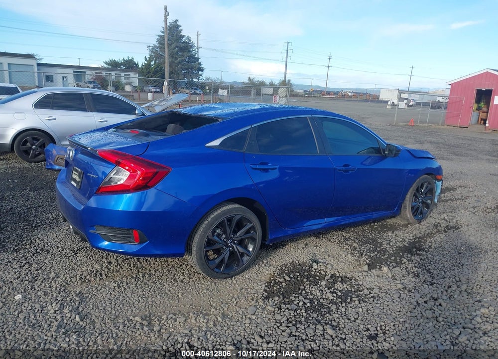 2019 HONDA CIVIC VIN: 19XFC2F89KE209984