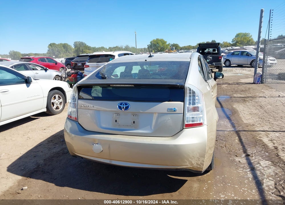 2010 TOYOTA PRIUS II VIN: JTDKN3DU9A0165099
