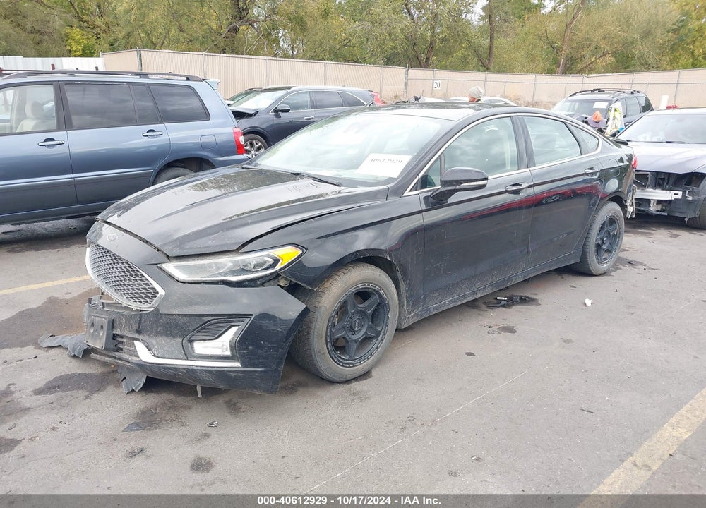 2019 FORD FUSION TITANIUM VIN: 3FA6P0D94KR110525