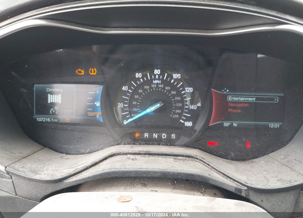 2019 FORD FUSION TITANIUM VIN: 3FA6P0D94KR110525