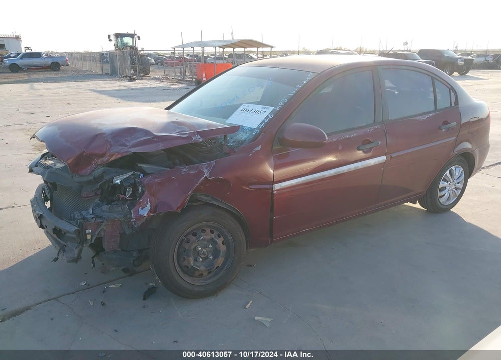 2008 HYUNDAI ACCENT GLS VIN: KMHCN46C38U217145