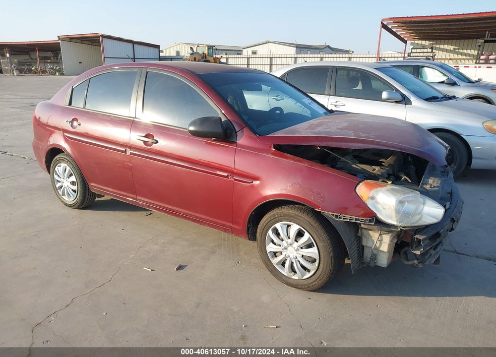 2008 HYUNDAI ACCENT GLS VIN: KMHCN46C38U217145