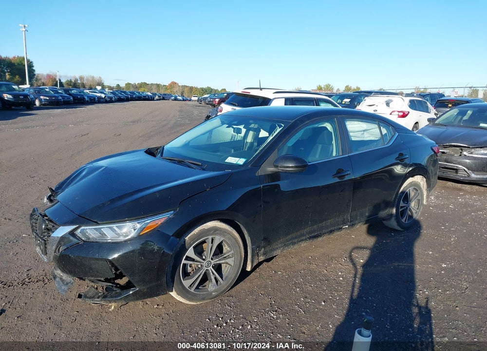 2022 NISSAN SENTRA SV XTRONIC CVT VIN: 3N1AB8CV1NY231638