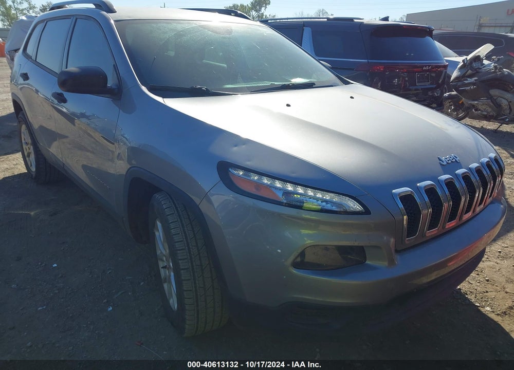 2016 JEEP CHEROKEE SPORT VIN: 1C4PJMAB2GW121915