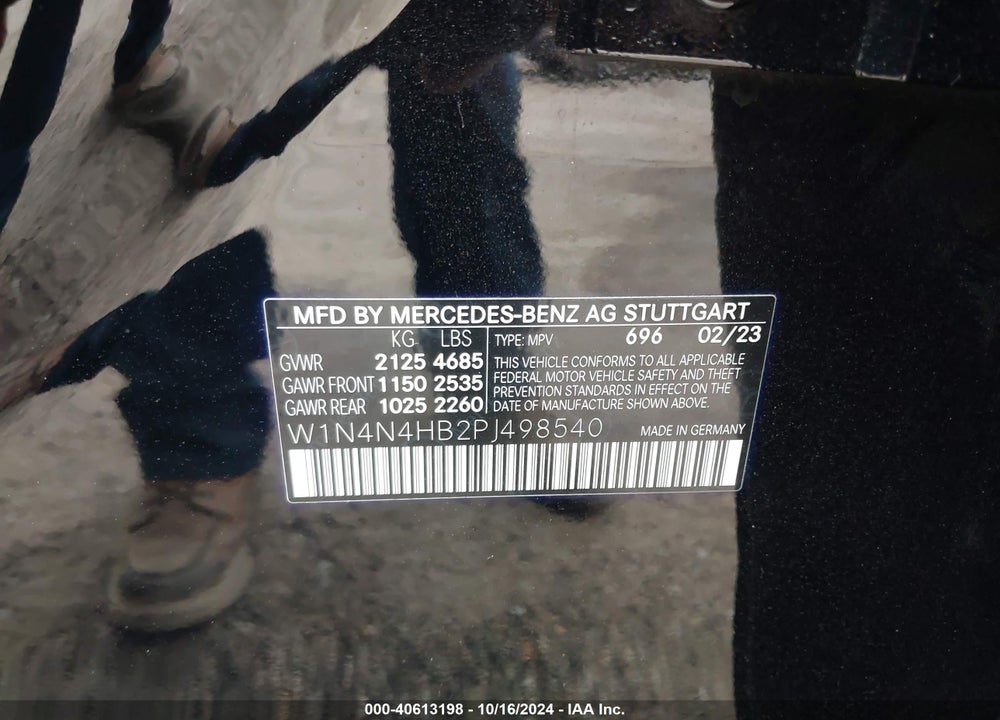 2023 MERCEDES-BENZ GLA 250 4MATIC VIN: W1N4N4HB2PJ498540