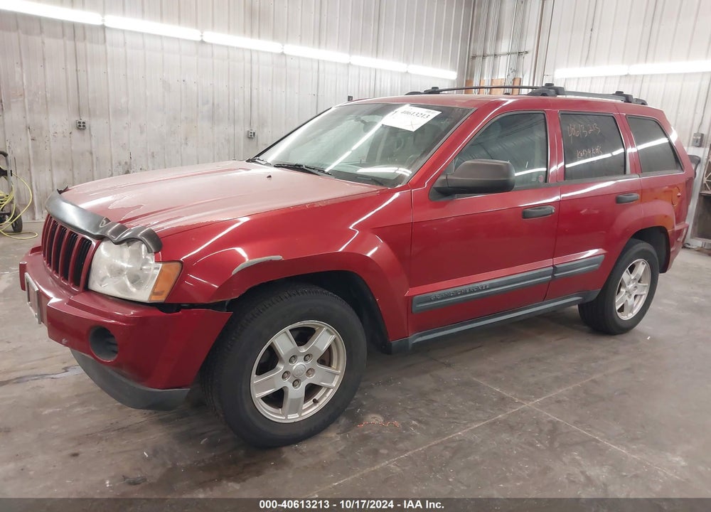 2005 JEEP GRAND CHEROKEE LAREDO VIN: 1J4GR48K45C549492