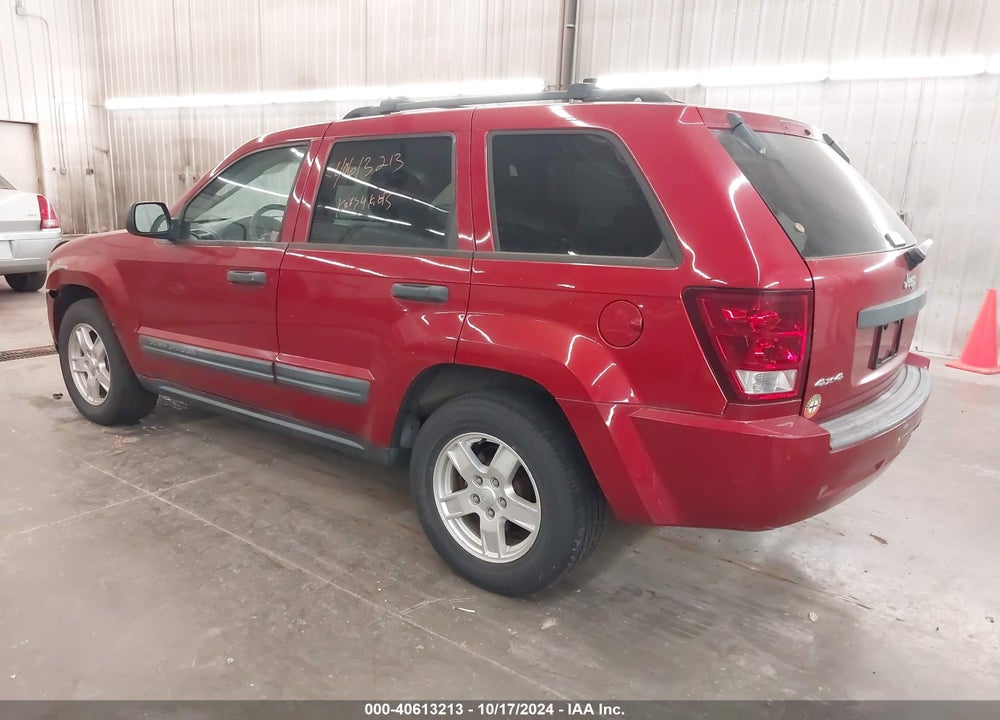 2005 JEEP GRAND CHEROKEE LAREDO VIN: 1J4GR48K45C549492
