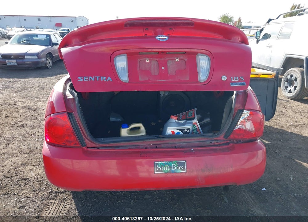 2006 NISSAN SENTRA 1.8S VIN: 3N1CB51D56L635364