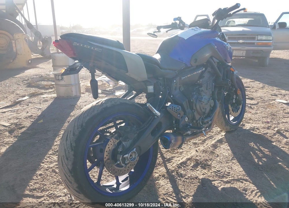 2021 YAMAHA MT07 VIN: JYARM32E2MA001443