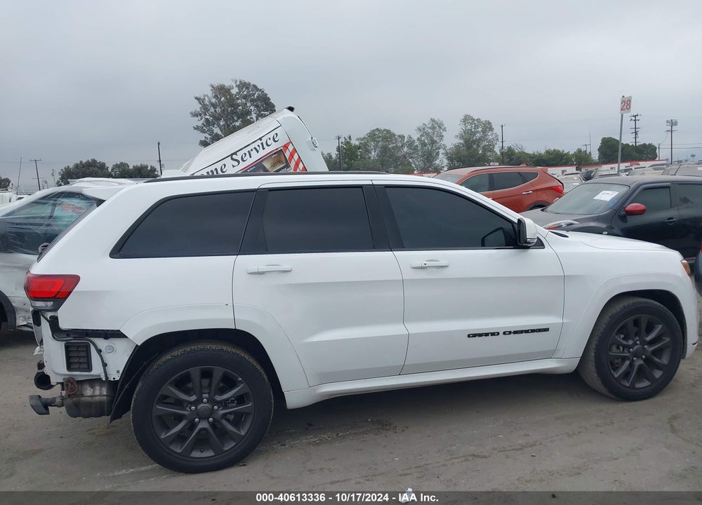 2018 JEEP GRAND CHEROKEE HIGH ALTITUDE 4X2 VIN: 1C4RJECG6JC472259