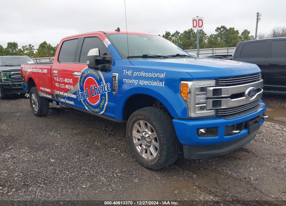 2019 FORD F-250 LIMITED VIN: 1FT7W2BT0KEF48179
