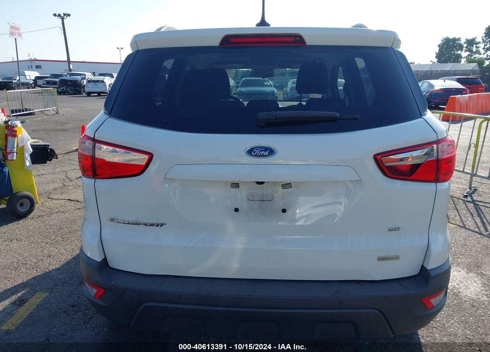 2019 FORD ECOSPORT SE VIN: MAJ3S2GE8KC290256