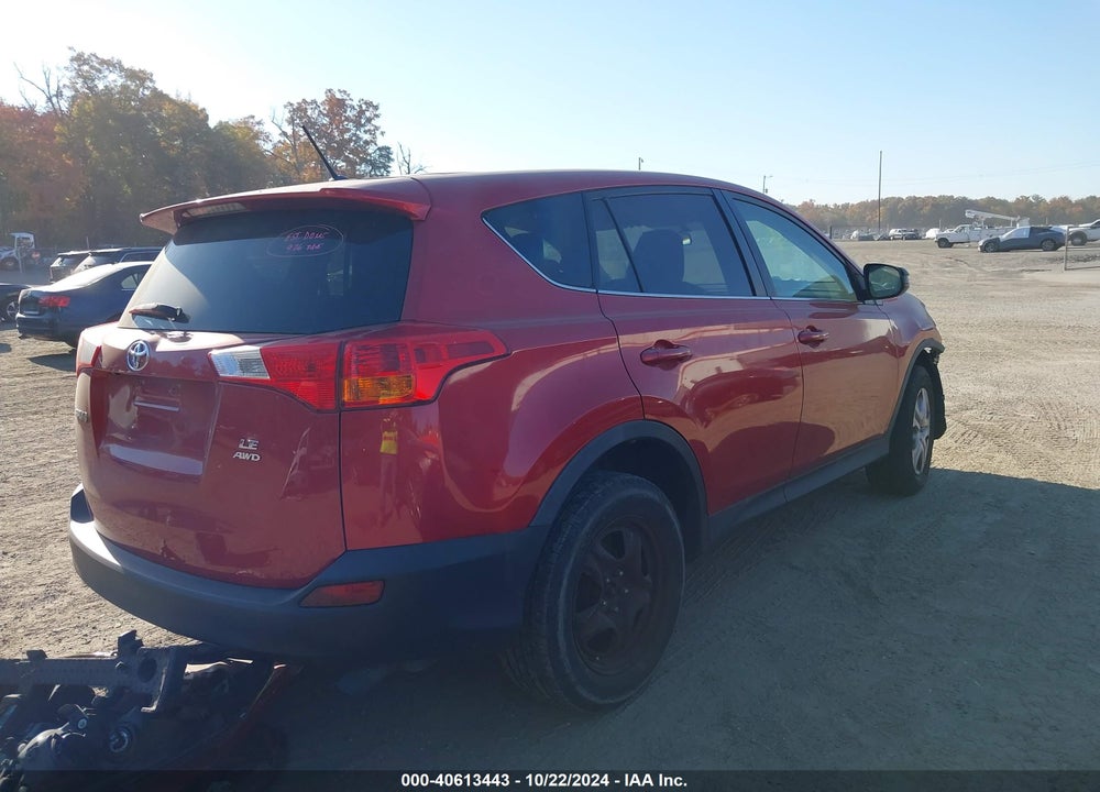 2015 TOYOTA RAV4 LE VIN: 2T3BFREV0FW289630
