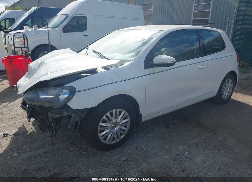 2011 VOLKSWAGEN GOLF 2.5L 2-DOOR VIN: WVWAB7AJXBW145805