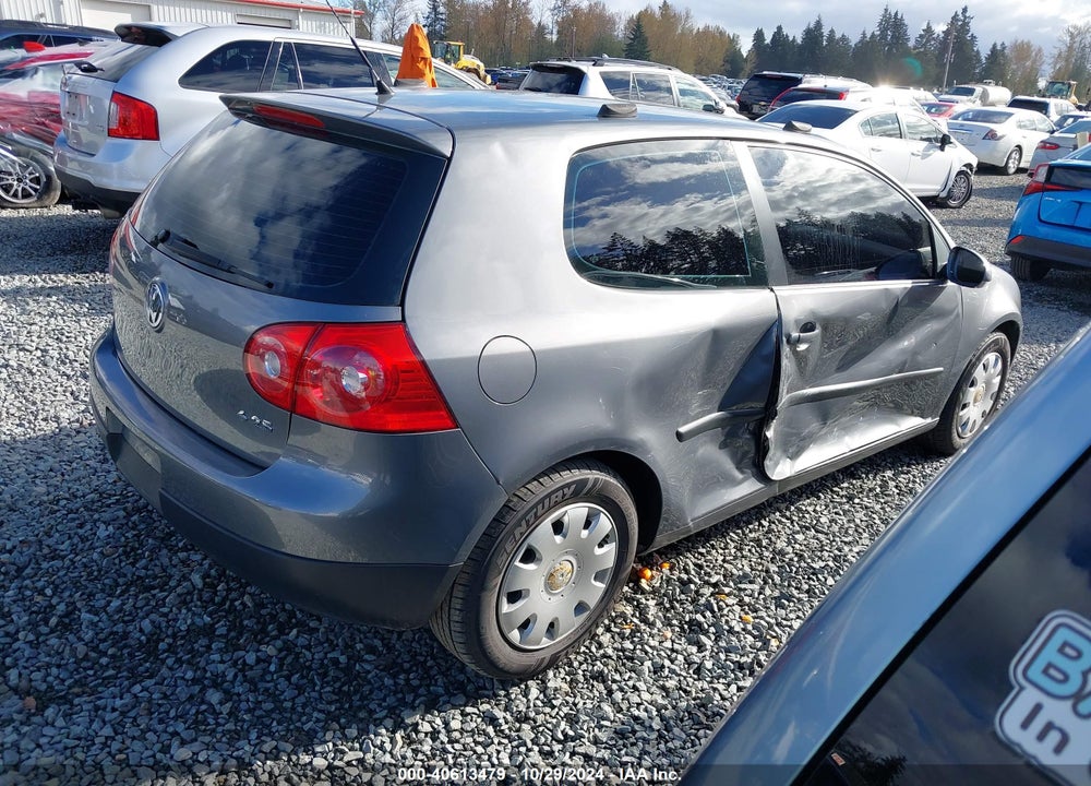 2007 VOLKSWAGEN RABBIT 2-DOOR VIN: WVWAR71K37W175479