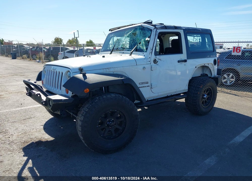2012 JEEP WRANGLER SPORT VIN: 1C4AJWAG5CL212041