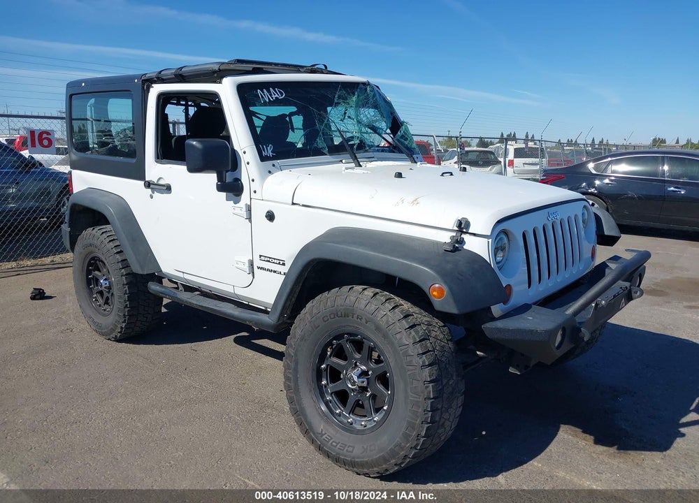 2012 JEEP WRANGLER SPORT VIN: 1C4AJWAG5CL212041