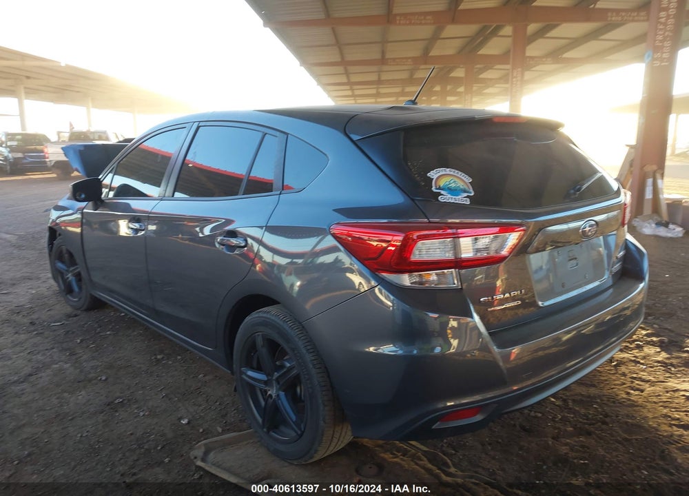 2019 SUBARU IMPREZA 2.0I VIN: 4S3GTAA60K3725565