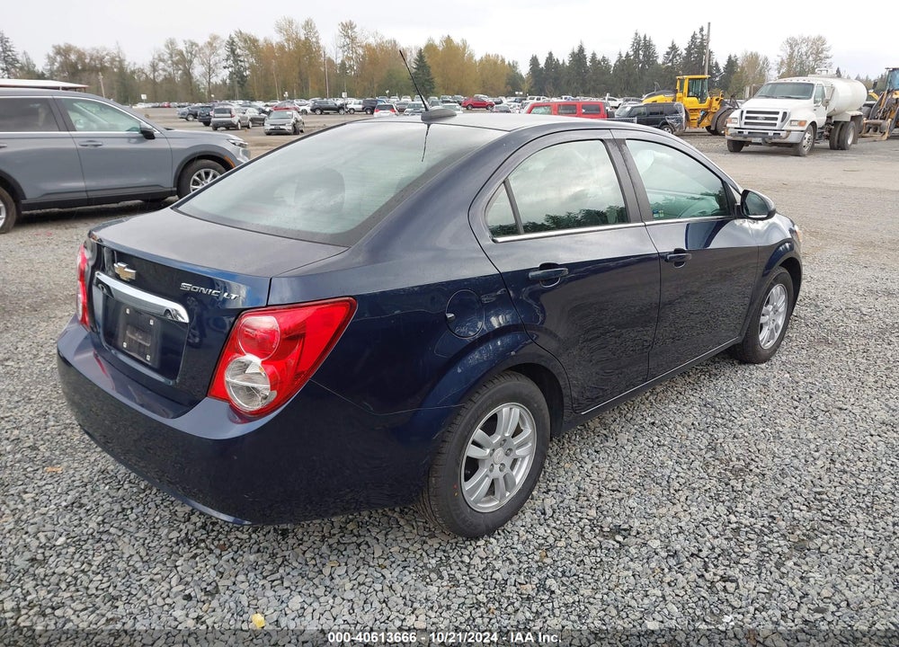 2016 CHEVROLET SONIC LT AUTO VIN: 1G1JC5SG4G4160722