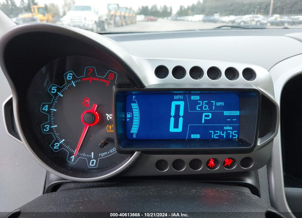 2016 CHEVROLET SONIC LT AUTO VIN: 1G1JC5SG4G4160722
