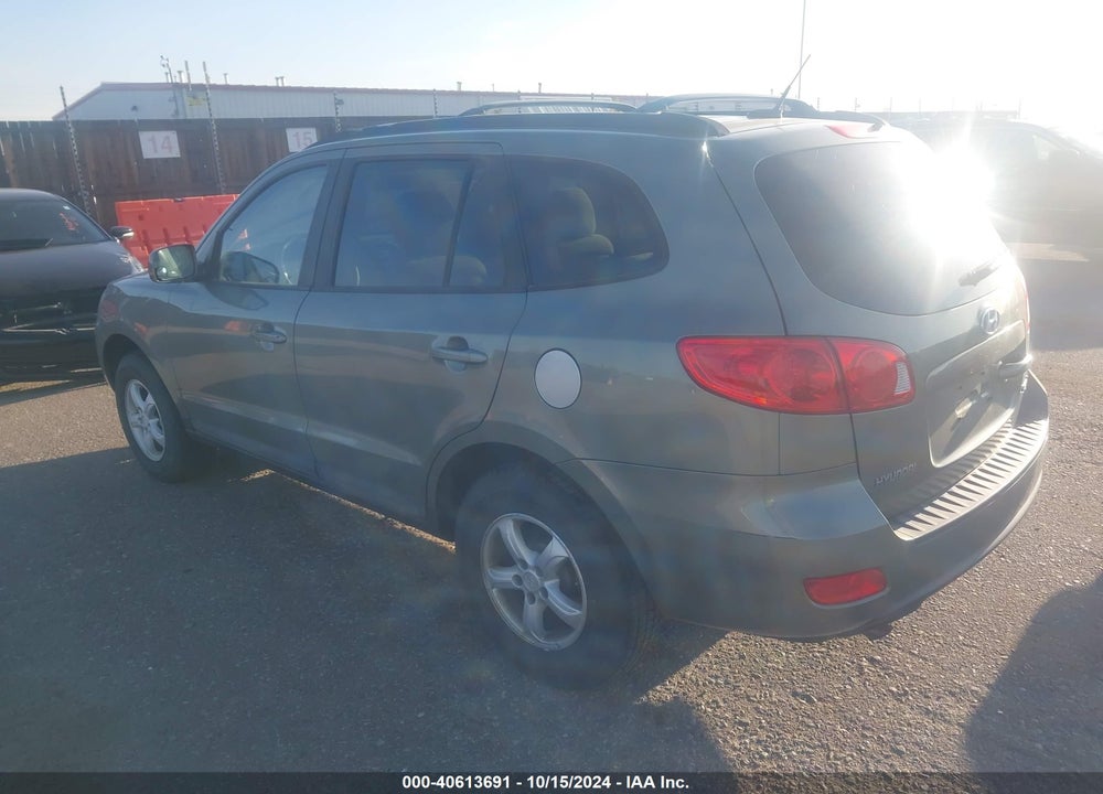 2008 HYUNDAI SANTA FE GLS VIN: 5NMSG73D28H191511