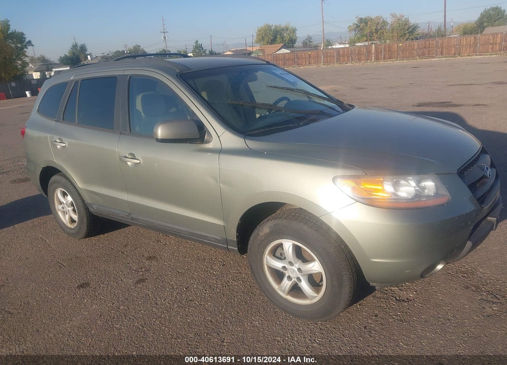 2008 HYUNDAI SANTA FE GLS VIN: 5NMSG73D28H191511