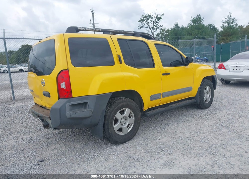 2008 NISSAN XTERRA S VIN: 5N1AN08WX8C511509